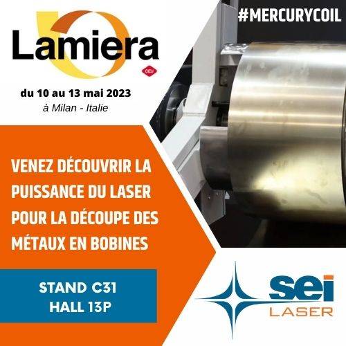Formage de tôle : SEI Laser présent au salon LAMIERA