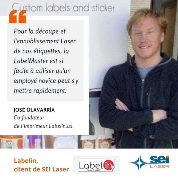 Acheter une machine de découpe laser pour imprimeur d'étiquettes adhésives : retour d'expériences de Labelin.us avec LabelMaster
